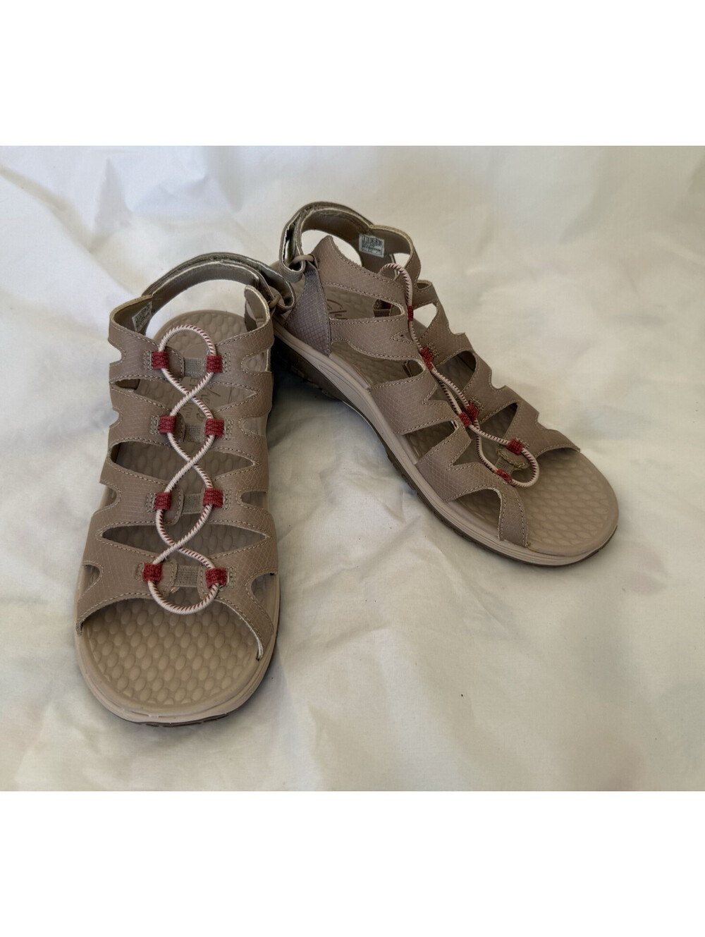 Skechers Women's Lomell Ever-changing Trail Sandals Size 9 Mocha Goodyear Soles